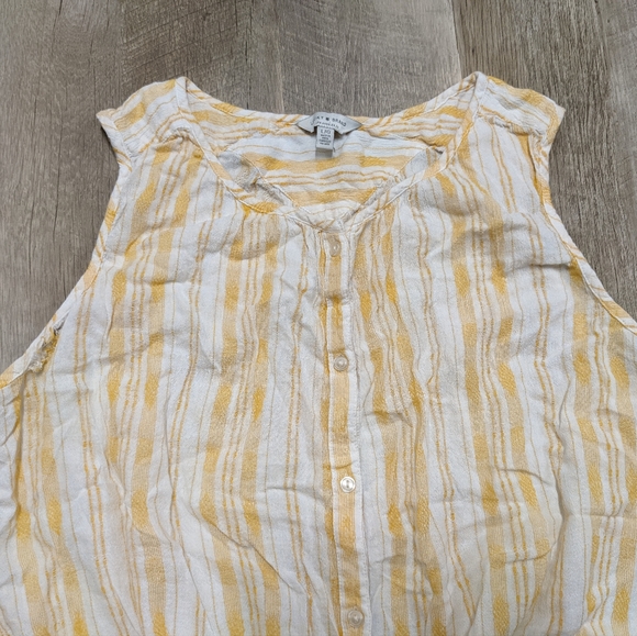 Lucky Brand high Low Hemline sleeveless top - Picture 2 of 7